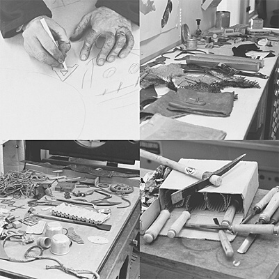 Graphisches Atelier von Antoni Tàpies (Details), St. Gallen 20. September 1990